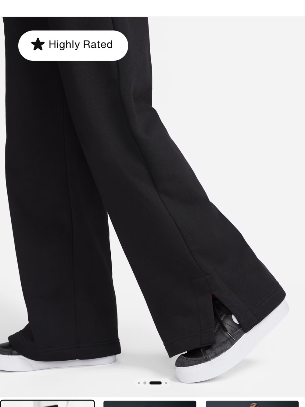 Nike Phoenix Wide Leg Sweatpants - Picture 5 of 6